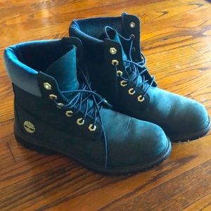 Dark Green Timberland Boots
